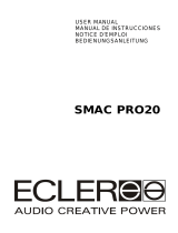 Ecler SMAC PRO20 User manual