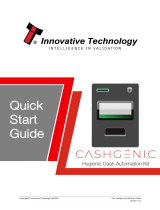 innovative technology CashGenic Owner's manual