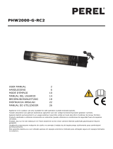 Perel PHW2000-G-RC2 User manual