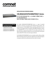Comnet CNGE26FX2TX24MSPOE1 User manual