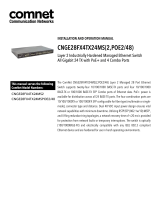 Comnet CNGE28FX4TX24MSPOE2/48 User manual