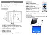 Sungale CD802 Quick start guide