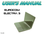 EUROCOM Electra 3 User manual