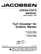 Jacobsen 68579 Owner's manual