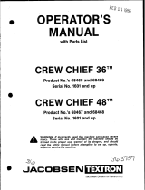 Jacobsen 68465 Owner's manual