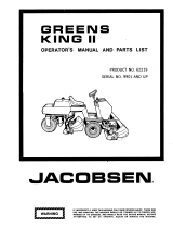 Jacobsen 62219 Owner's manual