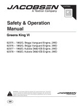 Jacobsen Greens King VI 62275 Owner's manual