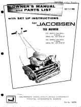 Jacobsen 62601 Owner's manual