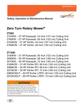 Ransomes ZT900 Series Owner's manual