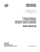 Wacker Neuson IREN38/042/18 Parts Manual