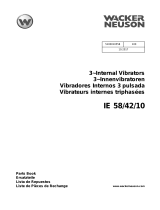 Wacker Neuson Internal Vibrator IE 58/42/10 Parts Manual