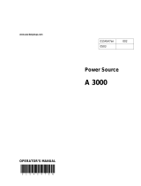 Wacker Neuson A3000 User manual