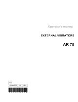 Wacker Neuson AR 75/3,6/318/550 User manual