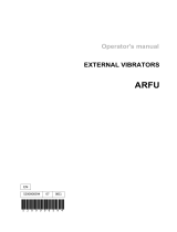 Wacker Neuson ARFU 36/6/120 User manual