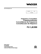 Wacker Neuson FU 1,8/200 Parts Manual
