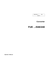 Wacker Neuson FUE 1/048/240 User manual