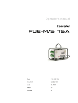 Wacker Neuson FUE M/S 75A 6CEE-32A User manual
