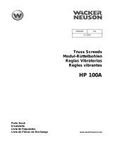 Wacker Neuson HP100A Parts Manual