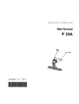 Wacker Neuson P35A User manual
