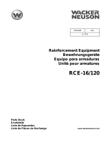 Wacker Neuson RCE-16/120 Parts Manual