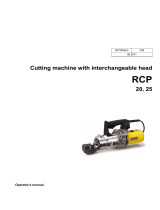 Wacker Neuson RCP-25/115 User manual