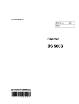 Wacker Neuson BS500S User manual