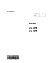 Wacker Neuson BS700 User manual