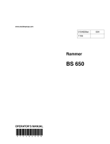 Wacker Neuson BS650 User manual