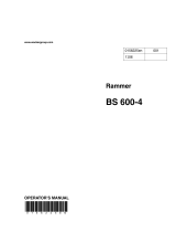 Wacker Neuson BS600-4 User manual