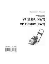 Wacker Neuson VP1135R User manual