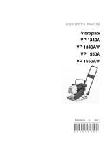 Wacker Neuson VP1340A User manual