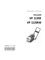 Wacker Neuson VP1550AW User manual