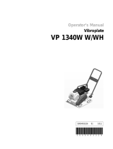 Wacker Neuson VP1340W w/WH User manual