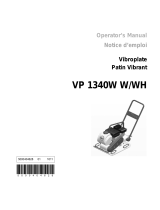 Wacker Neuson VP1340W w/WH User manual