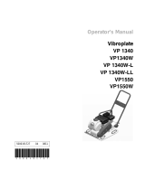 Wacker Neuson VP1550 User manual