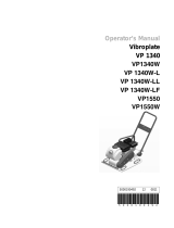 Wacker Neuson VP1340W User manual