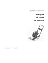 Wacker Neuson VP2050AW User manual