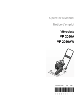 Wacker Neuson VP2050AW User manual