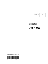 Wacker Neuson VPR1330 User manual