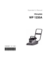 Wacker Neuson WP1235A User manual