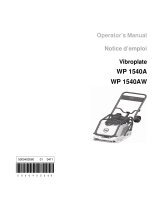 Wacker Neuson WP1540AW User manual