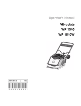 Wacker Neuson WP1540W User manual