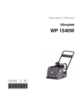 Wacker Neuson WP1540W User manual