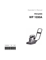 Wacker Neuson WP1030A User manual