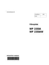 Wacker Neuson WP1550AW User manual