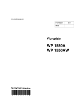 Wacker Neuson WP1550A User manual