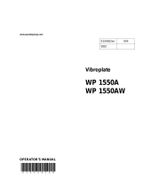 Wacker Neuson WP1550AW User manual