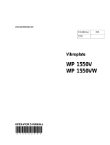 Wacker Neuson WP1550V User manual