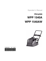Wacker Neuson WPP1540A User manual