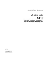 Wacker Neuson BPU 3750Ats User manual